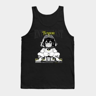 Tsundere Enthusiast - Aesthetic streetwear hard love girl Tank Top